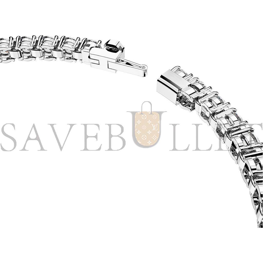 SWAROVSKI MATRIX TENNIS BRACELETROUND CUT WHITE RHODIUM PLATED 5648936 SWAROVSKI MATRIX TENNIS BRACELETROUND CUT WHITE RHODIUM PLATED 5648936